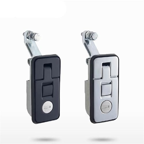 Industrial Lever Locks Cabinet Lock MS6018 Compressors Car Trunk Lock Easy To Install Caravan RV Lock 1Pcs(Chrome)
