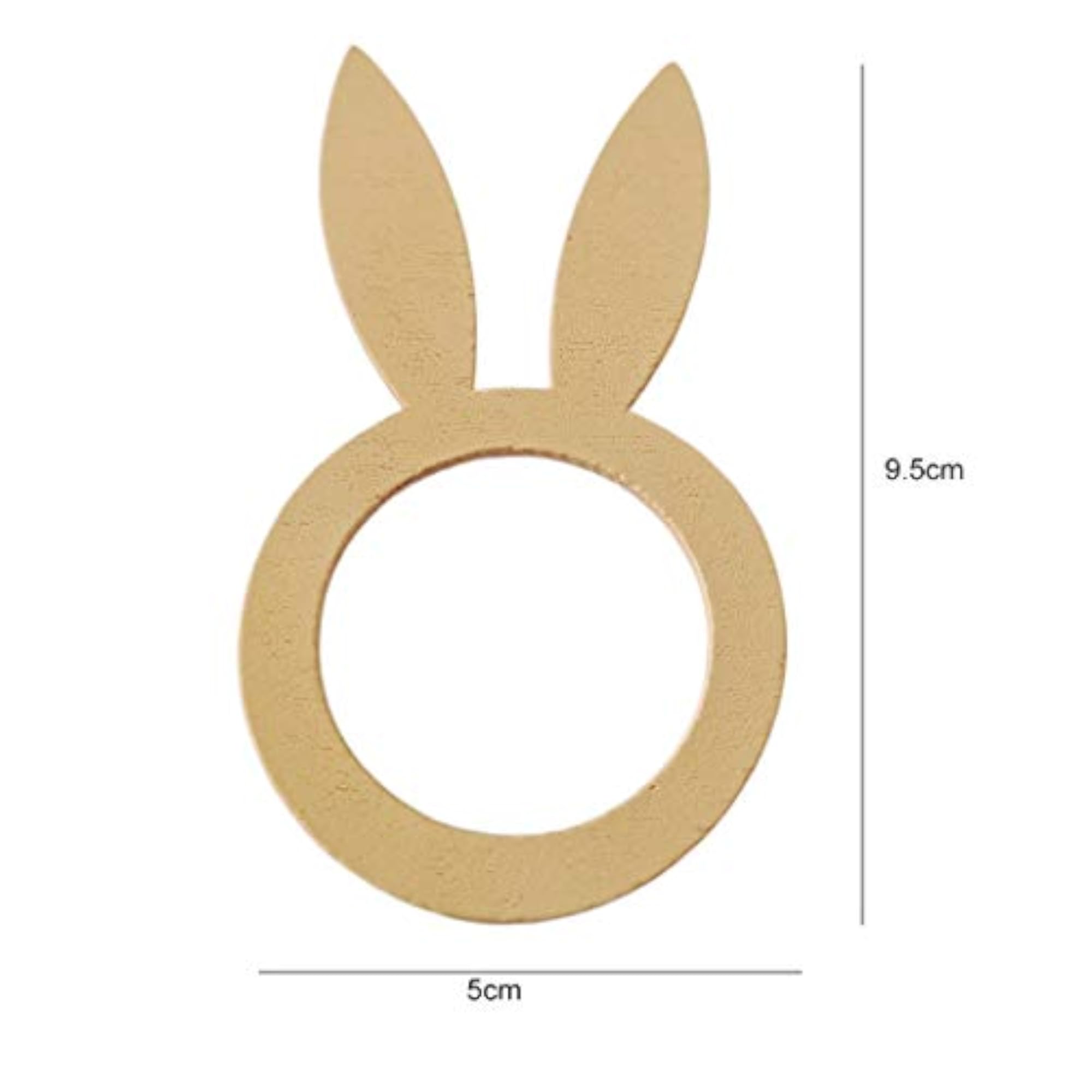 10PCS Easter Bunny Napkin Rings for Creative Table Decor