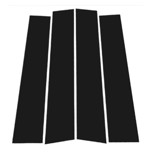 Couverture colonne BC Golf Mk5 autocollants de finition noire laquée premium