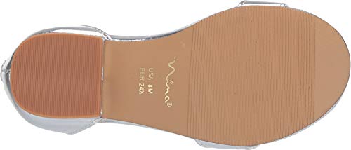 NINA Kids Girl's Hidi-T (Toddler/Little Kid) Silver Metallic 7 Toddler M3