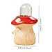 IEUDNS Hamster Water Bottle Mushroom Shape Leakproof Creative Cage Accessories with Stand for Hamsters Small Animals Rat Mice Gerbil, Red