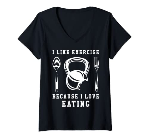 Femme Bodybuilding Fitness Enthusiast Bodybuilder Instructeur de gym T-Shirt avec Col en V