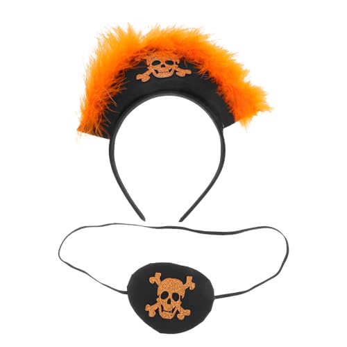 Serre-tête pirate avec cache-œil, accessoire de déguisement de carnaval enfant