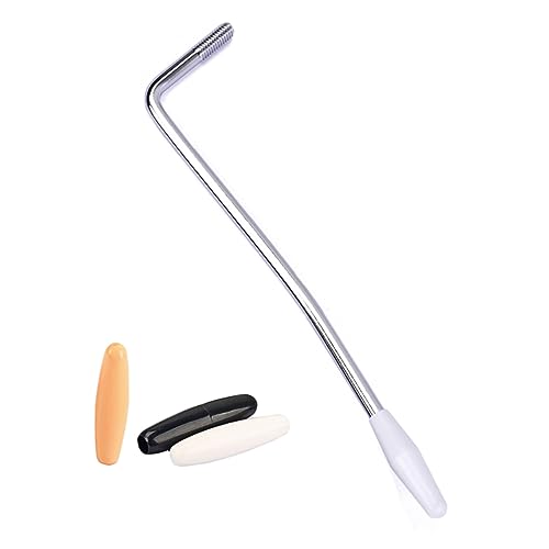 Generic ギター トレモロアーム 6mmスレッド シングルタイプ ? 弦張力調整でトレモロ効果向上、エレキギター用交換パーツ、3種チップ付き