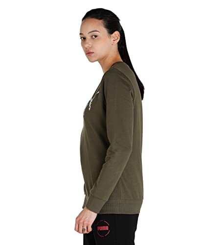 Image of Puma Women's Cotton Hooded Neck Pullover Sweater