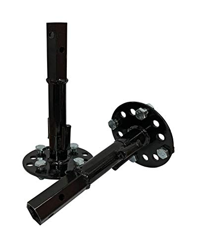 Bricoferr PT00037 Ein Satz Achsen zur Befestigung an pneumatischen Rädern mit einem 23-mm-Innensechskant, verschiedene Modelle.