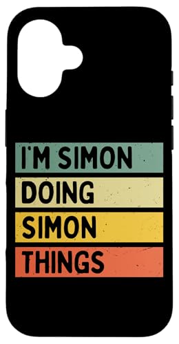 I'm Simon Doing Simon Things �ʔ������� �X�}�z�P�[�X iPhone 16 �p