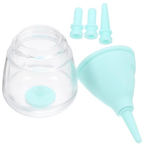 CLISPEED Biberón para Mascotas con Kit de Alimentación Botella de Leche para Cachorros y Gatitos Herramienta de Alimentación para Animales Pequeños de Limpiar y Portátil Azul
