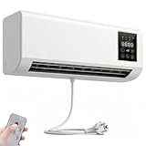 EpiCooler Klimaanlage Tragbar, Modernes Designelement für Luftzirkulation, Ganzjähriges Komfort-Accessoire für Zuhause, Ohne Bohren Platzsparend, Kühlung und Heizung (Modell A)