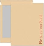 100Pcs A4 Envelopes Pukka Pads 324mm x 229mm A4 C4 Manilla Hard Board Backed Envelopes Do Not Bend Envelope