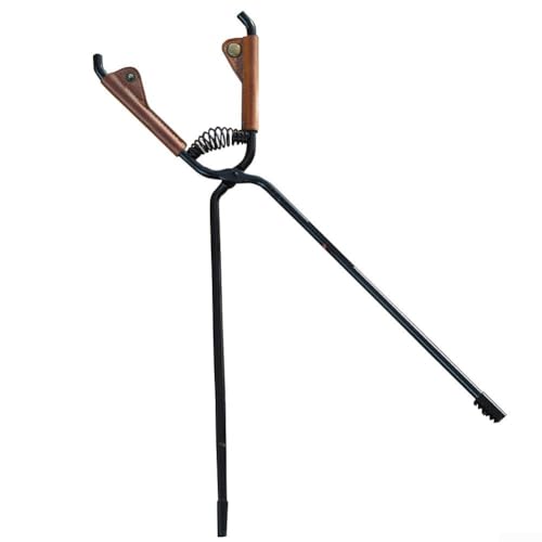 Atizador de Fogata Anti-Escaldaduras con Mango Térmico y Funda de Cuero ShineTrip 2