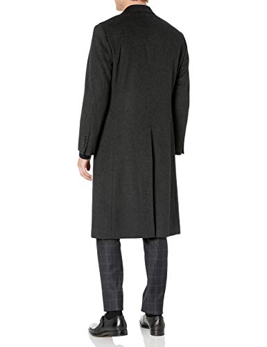 Image of Men's Single Breasted Luxury Wool Full Length Topcoat - Available in Colors