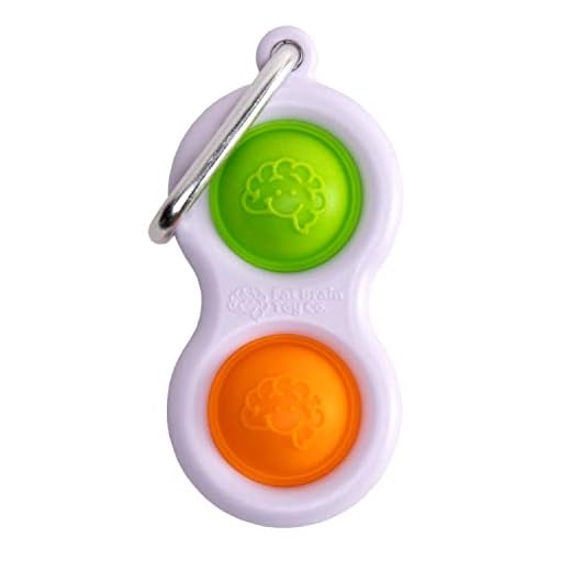Fat Brain Toys Simpl Dimpl - Orange/Lime Office & Desk Toys for Ages 3 to 12