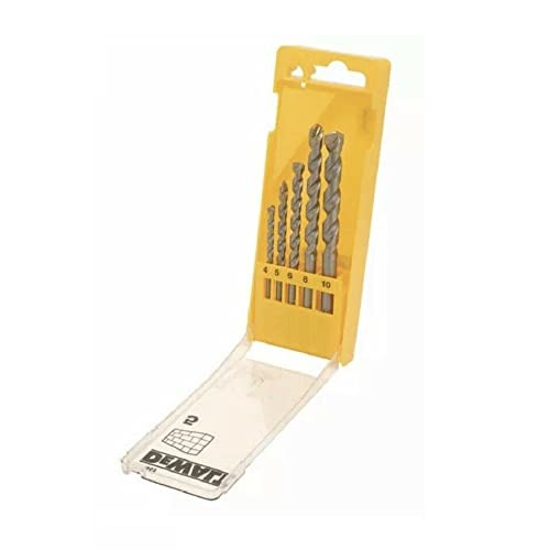 DEWALT DT6952-QZ 4/5/6/8/10mm Cassette Masonry Drill Machines (Pack of 5)