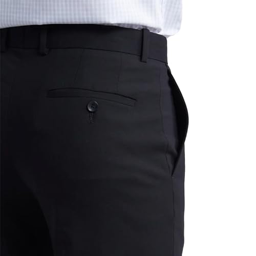 YUCENFU Men's Slim Fit 4-Way Stretch Pant Flat Front Flex Comfy Mens Business Casual Pants4