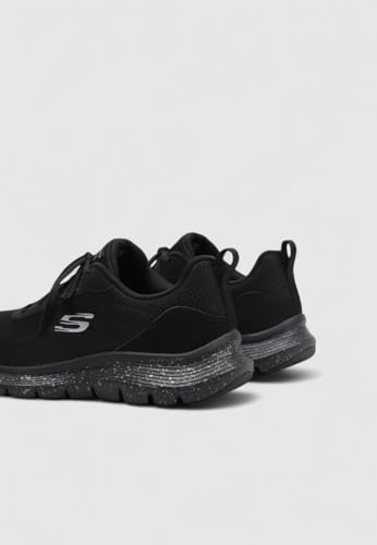 Skechers Femme Flex Appeal 5.0 Fresh Trek, Black Mesh Trim, 36 EU