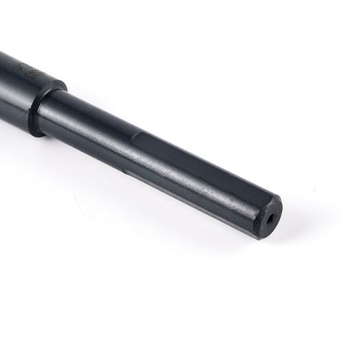 12,5 mm Bohrer mit reduziertem Schaft, HSS-Nitrier-Spiralbohrer, 10 mm Dreifachschaft-Schneidbohrer für Aluminium, Kupfer, Holz und Kunststoff (135° Schnittwinkel)