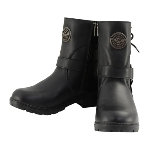 Image of Milwaukee Leather Women's Premium Leather Motorcycle Harness Boots Collection MBL - 6