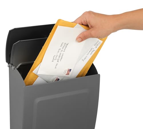 Architectural Mailboxes 2594GR-10 Aspen Galvanized Steel, Locking, Wall Mount Mailbox thumb #5