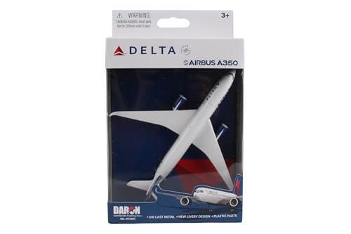 image for Daron Toy Airplane – Delta Air Lines Airbus A350 – Die-Cast Metal 