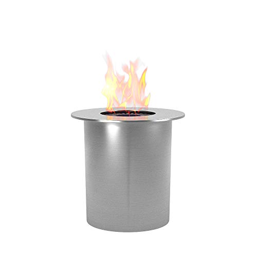 Regal Flame Pro Circular Convert Gel Fuel Cans to Ethanol Cup Burner Insert, 3.5" W x 3.4" D x 4" H