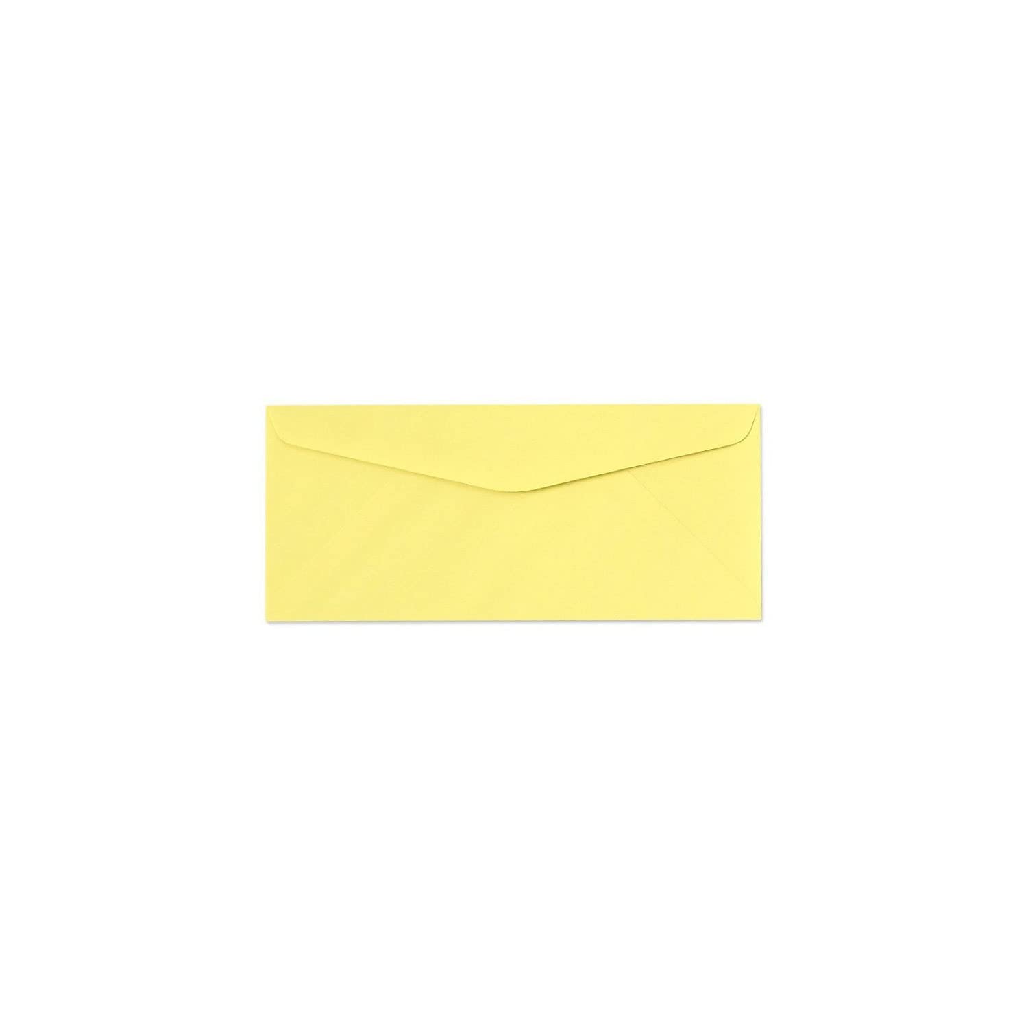 6 3/4 Regular Briefumschläge – Pastell Kanariengelb, 50 Stück, Maße 3 5/8 X 6 1/2 Zoll – Klassische Umschläge Für Post & Geschäftsbriefe