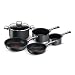 Produktbild Tefal 6-teiliges Kochgeschirr, 2 Pfannen, 2 Töpfe, 1 Kochtopf mit Deckel, Induktion, kratzfeste Antihaftbeschichtung, hergestellt in Frankreich, Unlimited G25990AZ