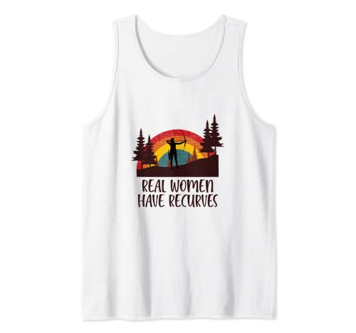 Las mujeres reales tienen recursos - Fun Archery Camiseta sin Mangas