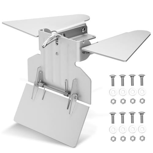 Trolling plate,Marine baffle,for 50-300 HP Outboard and Stern Drive Motors,Reduces Trolling Speeds to 1 MHP, and is Constructed of Anodized Aluminum and Stainless Steel Material,With Fins by Xiozugibi - Used condition - US$74.48
