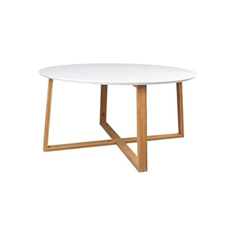 Aspect Avery Wooden Coffee Table with Bamboo Legs Cover