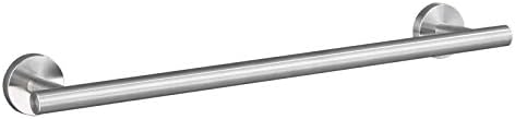 USHOWER 16-Inch Bath Towel Bar, Total Length 18-Inch Brushed Nickel Towel Rack Wall Mounted, SUS304 Stainless Steel Modern Home Decor Towel Holder for Bathroom