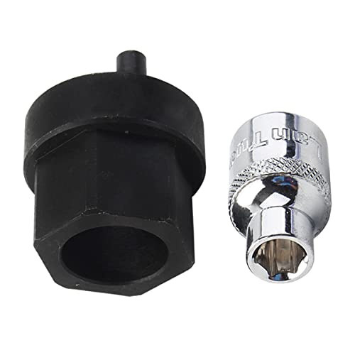 Belomi 2 Pcs/Set A/C Compressor Clutch Hub Remover, Performance Clutch Hub 0.78" Tool With 0.28" Socket, For Drive Hub Of Denso Clutchless Compressors Compatible With 5Se09C, 5Se12C, 5Sel12C, 5Sl12C #TOP25