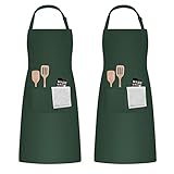 【Uso amplio】: este delantal con pechera unisex es adecuado para la limpieza del hogar, la cocina, la jardinería, el arte, la cafetería y el restaurante. Buen regalo para vacaciones, cenas, Navidad, día de la madre, día del padre.