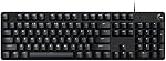 Logitech G413 SE Full-Size Mechanical Gaming Keyboard - Backlit Keyboard with Tactile Mechanical Switches, Anti-Ghosting, Compatible with Windows, macOS - Black Aluminum