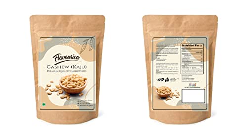 Image of Flavourica 100% Natural Premium 5Kg Whole Cashews | Whole Crunchy Cashew | Premium Kaju nuts | Nutritious & Delicious | Gluten Free | Source of Minerals & Vitamins