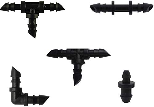 PLATANUS - 200 Pieces - Irrigation Fittings Kit for 1/4