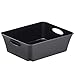 Produktbild Rotho Living Aufbewahrungsbox, Kunststoff (PP), schwarz, A6 / 2.5 l (18,6 x 15,1 x 6 cm)