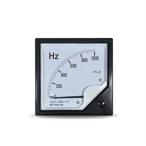 Fréquencemètre 6L2 aiguille stable pour tableau 80x80mm et contrôle haute fréquence 1500Hz 100V