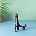 Artliving 5 Inch Black 12pcs/Set Plastic Easels Plate Display Stands Picture Frame Stand Holder