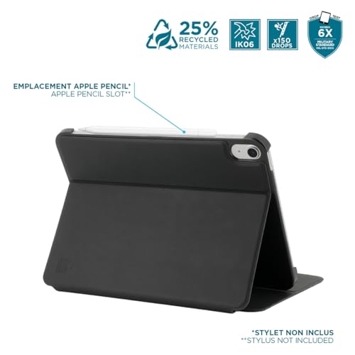 Mobilis Re.Life - Custodia Compatibile Con Ipad Da 10,9", Colore: Nero - 5