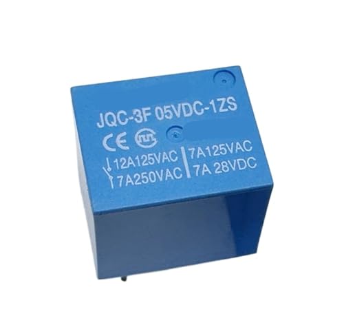 Relé JQC-3F 05VDC-1ZS de 5 pines para proyectos de electrónica T73C-12V