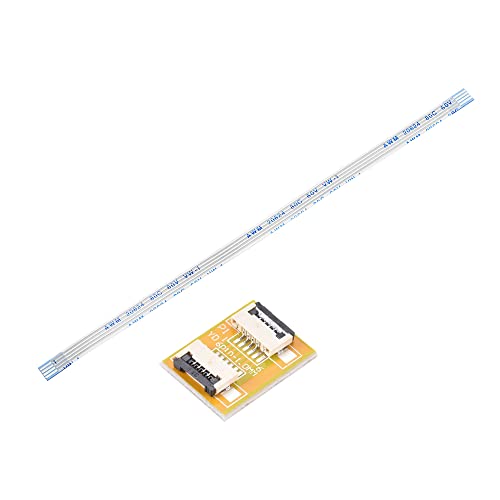 Kit conector extensión PCB 4 pines y cable plano flexible miniatura 1