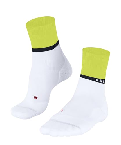 FALKE - FALKE RU4 Endurance Compressiion M So coton fil fonctionnel avec contention 1 paire, Chaussettes de course Homme, Blanc White 2001, 44-45