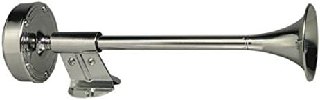 Ongaro Deluxe SS Shorty Single Trumpet Horn - 12V