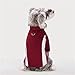 Dog Sweatshirt with Harness - Athletic Knit Pullover with D-Ring for Medium Large Breeds(Red,L)