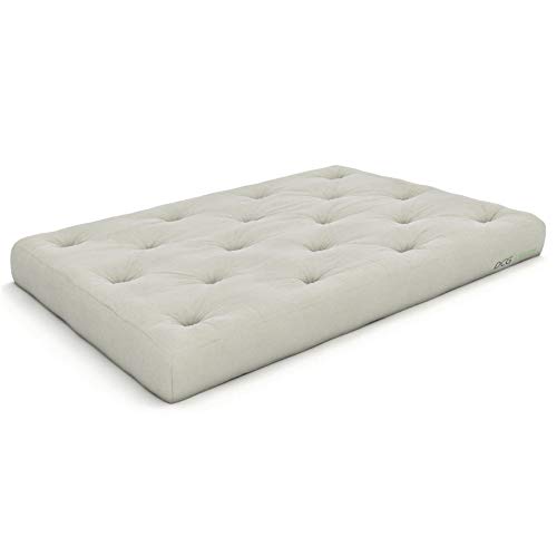 Nirvana Futons 6-Inch Comfort Twin XL Futon Mattress, Ivory