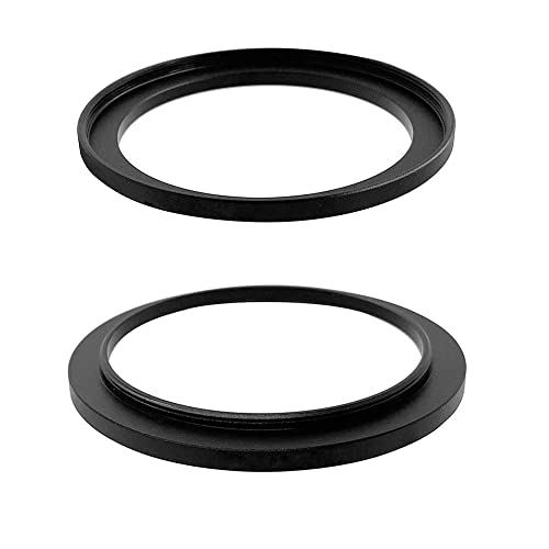 49Mm-58Mm Step Up Ring(49Mm Lens To 58Mm Filter, Hood,Lens Converter And Other Accessories) (2 Packs), Fire Rock 49-58 Aerometal Camera Lens Filter Adapter Ring… #TOP3