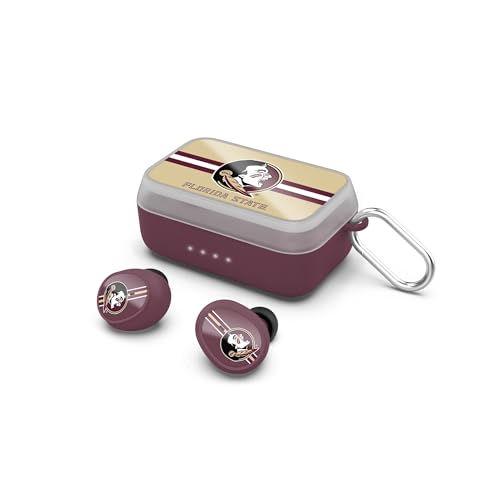 SOAR NCAA Wireless Sport Earbuds: Comfortable Fit & Convenient Charging, Florida State Seminoles