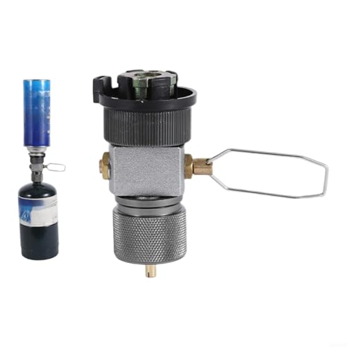 Sandyseptember Soupape de décharge de pression en acier inoxydable et adaptateur pour réchaud de camping, utilisation en extérieur, installation facile (B)