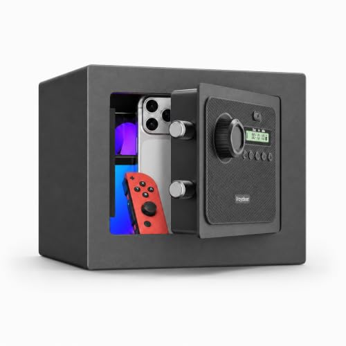 Vaydeer Metal Safe Timed Lock Box, Phone Lock Box with